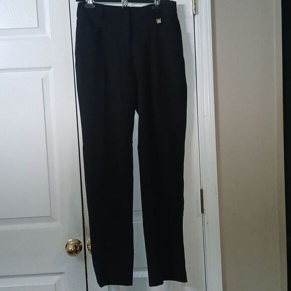 Anne Klein black dress pants with front pockets Sz 2 NWOT - Picture 1 of 9